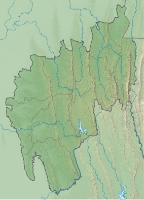 Map showing the location of Clouded Leopard National Park