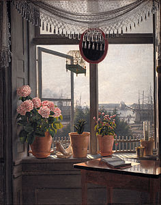 Martinus Rørbye: View from the Artist's Window