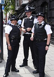 Officers of the London Metropolitan Police