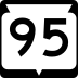 State Trunk Highway 95 marker