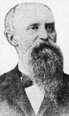 A photograph of Henry Donch from a newspaper scan, looking right