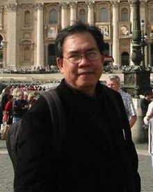Dalisay in 2007 at Vatican City
