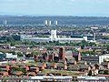 Image 50The 1938 Littlewood's Building next to Wavertree Technology Park, on Edge Lane, looking east from Liverpool Cathedral (from North West England)