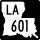 Louisiana Highway 601 marker