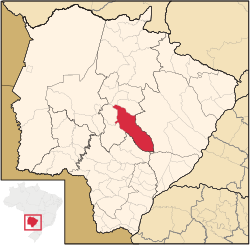 Location in Mato Grosso do Sul