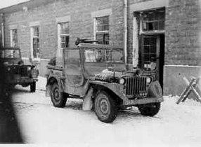 General George S. Patton's jeep — Bastogne, Belgium (1945)