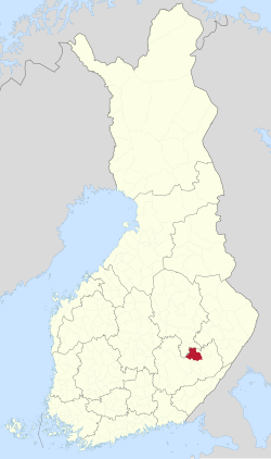 Location of Rantasalmi in Finland
