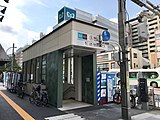 Tokyo Metro Inarichō Station station Exit2 (August 11, 2018)