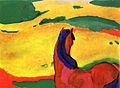 'Horse in landscape' (1913), by Franz Marc