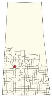 Location of the RM of Glenside No. 377 in Saskatchewan