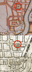 Location on old maps