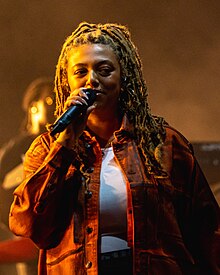 Mahalia performing at Boardmasters Festival in 2021