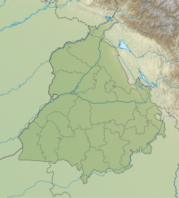 Location of Kanjli Wetland within Punjab