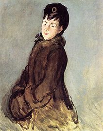 Édouard Manet, Isabelle Lemonnier with a Muff, 1879