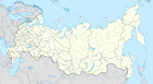Map showing Ingushetia in Russia