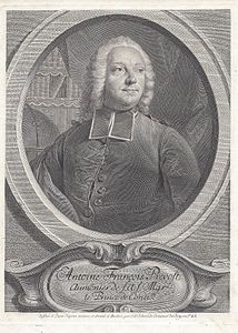 Antoine François Prévost, the author of Manon Lescaut (1731)