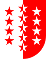 Coat of Arms of Canton of Valais.svg