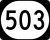 Kentucky Route 503 marker