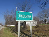 Lumberton community sign
