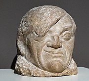 Portrait of Picasso, stone, 1913, MNAC