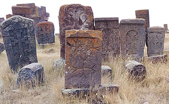 Khachkars in Noratus cemetery
