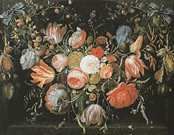 Flower garland, c. 1680, wood, 22 x 28 cm, Centraal Museum, Utrecht