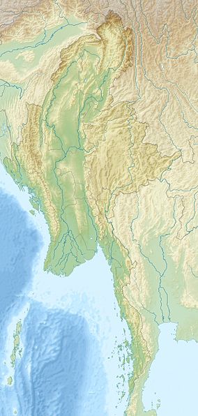 Map showing the location of Natmataung National Park
