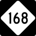 North Carolina Highway 168 marker