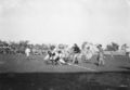 Image 30A game between the Hamilton Tigers and the Ottawa Rough Riders, 1910 (from Canadian football)