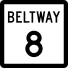 Texas beltway route marker