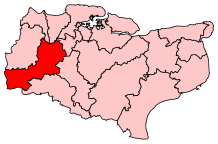 An outline map of political and administrative divisions