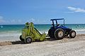 Beach cleaning vehicles