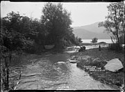 1908 view of stream running into Lake Rotokākahi