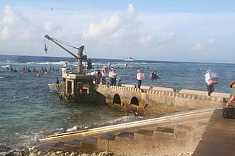 The Pearson Reef dock under Vietnam's administration