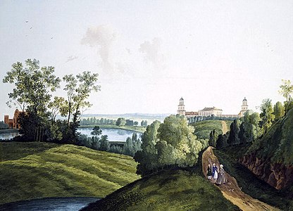 Landscape in the park Tsarskoe Selo