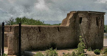 Reconstruction of Fort Vasquez.