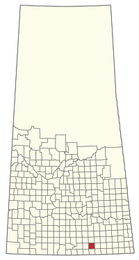 Location of the RM of Laurier No. 38 in Saskatchewan