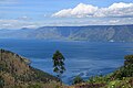 Image 61Lake Toba, the world largest volcanic lake panoramic view seen from Merek, North Sumatra (from Tourism in Indonesia)