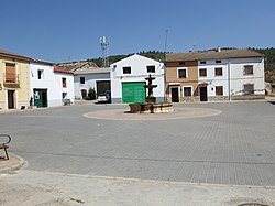 Villarejo de la Peñuela, main square of the town.