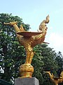 Swan-shaped pole, the origin name of the temple