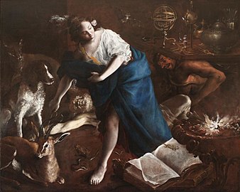 Medea rejuvenates Aeson by Bartolomeo Guidobono (c. 1700)