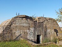 This photograph of a German blockhouse at Fromelles shows just how formidable the German fortifications were.