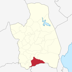 Map of Nueva Ecija with Gapan highlighted