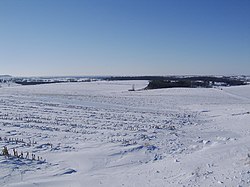 Winter landscape in Scales Mound Township, north of Scales Mound, Illinois (2008)