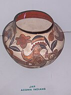 Acoma Pueblo, pottery jar, Field Museum