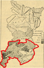 Map of Amalgamated Orissa with Bihar before 1936