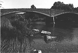 The historic bridge between Madison and Mahoning Townships