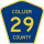 County Road 29 marker