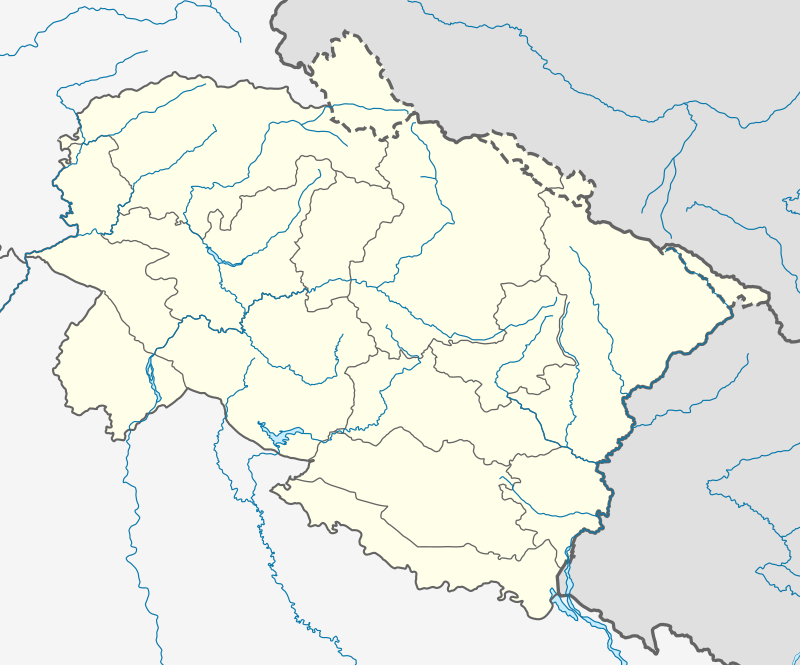 Srinagar, Uttarakhand is located in Uttarakhand