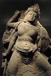 Statue of Durga Mahishasuramardini; 1275-1300; Museum Volkenkunde, Leiden.